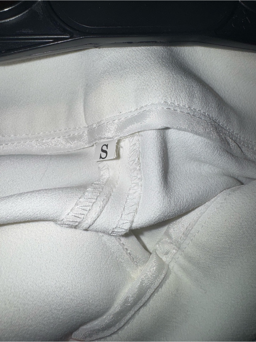 Catchall Cropped Embellished Blazer & High-Waist Wide-Leg Pants Set - White - Picture 12 of 14